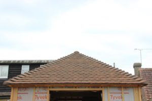 New pitched roof